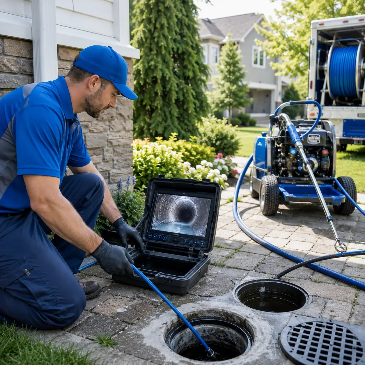 Outdoor drain cleaning professionals serving Peel, AR